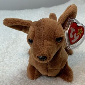 Rare Ty 1995 Weenie the Dog Beanie Baby